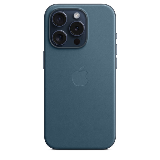 Get Apple Apple iPhone 15 Pro FineWoven Case with MagSafe - Pacific Blue in Qatar from TaMiMi Projects