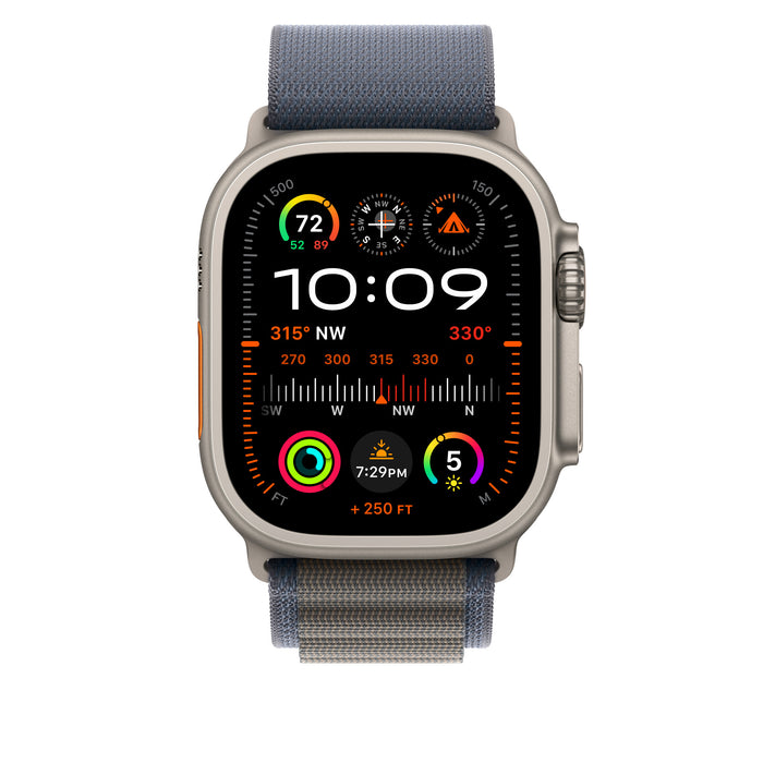 Apple Watch Band - Alpine Loop - 49mm - Blue - Large