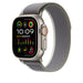 Get Apple Apple Watch Ultra 2 GPS + Cellular, Titanium Case with Green/Grey Trail Loop - 49mm - M/L in Qatar from TaMiMi Projects
