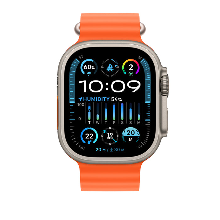 Apple Watch Band - 49mm Orange Ocean Band