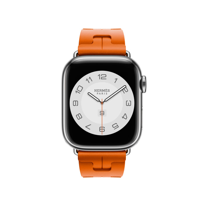 Get Hermès Hermès Apple Watch Band 41mm - Orange Kilim in Qatar from TaMiMi Projects