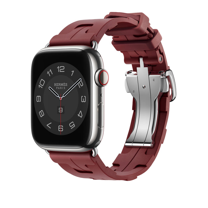 Apple Watch Hermès - Rouge H Kilim Single Tour - 45mm