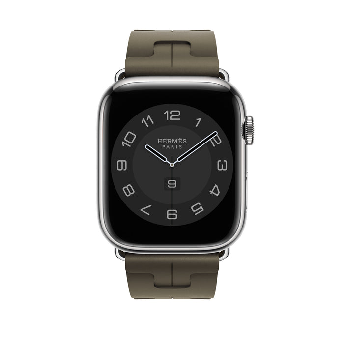 Apple Watch Hermès - Kaki Kilim Single Tour - 45mm