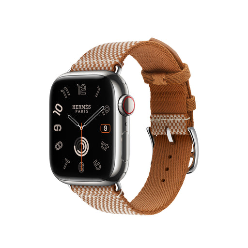 Get Hermès Hermès Apple Watch Band 41mm - Gold/Ecru Toile in Qatar from TaMiMi Projects