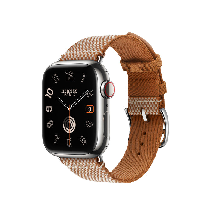 Apple Watch Hermès - Gold/Ecru Toile H Single Tour - 41mm