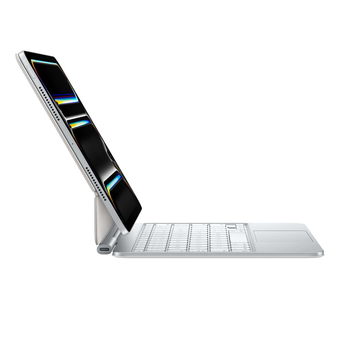 ‫Magic Keyboard for iPad Pro with haptic trackpad and protective design. Available at TaMiMi Projects in Qatar