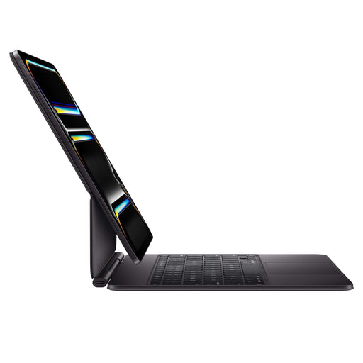 ‫Magic Keyboard for iPad Pro with haptic trackpad and protective design. Available at TaMiMi Projects in Qatar.