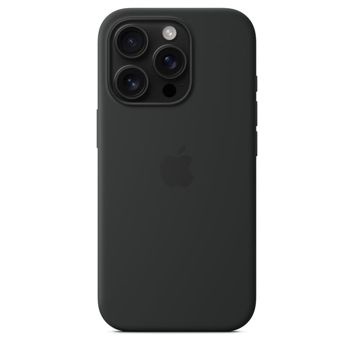 Apple silicone case for iPhone 16 Pro, MagSafe, offers sleek, effective protection, at TaMiMi Projects in Qatar.