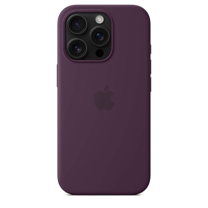 Apple silicone case for iPhone 16 Pro, MagSafe, offers sleek, effective protection, at TaMiMi Projects in Qatar.