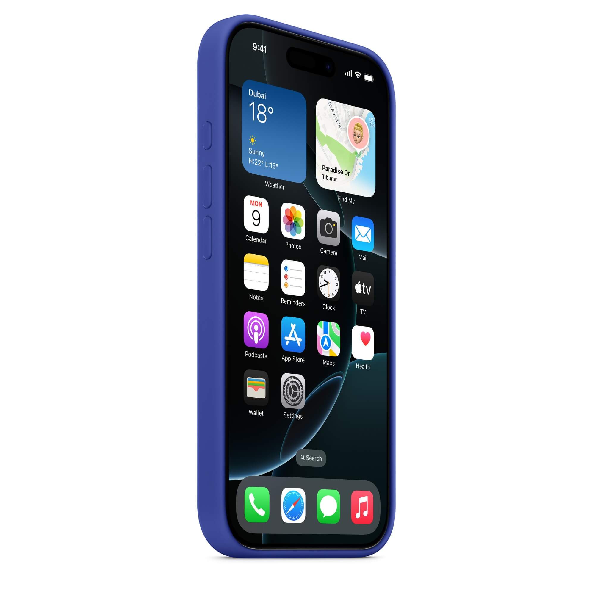 Apple iPhone 16 Pro Silicone Case with MagSafe - Ultramarine Apple iPhone 16 Pro Silicone Case with MagSafe - Ultramarine