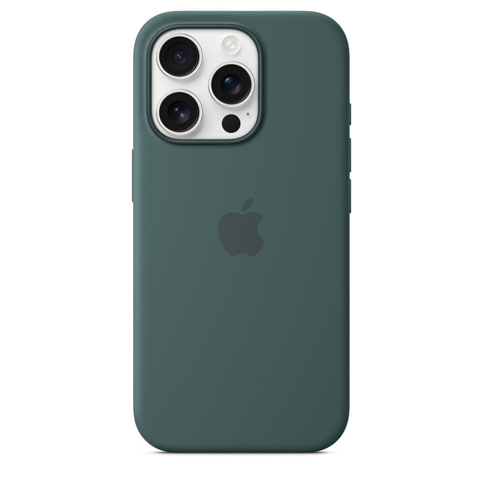 Apple silicone case for iPhone 16 Pro, MagSafe compatible, offers sleek, effective protection, at TaMiMi Projects in Qatar.