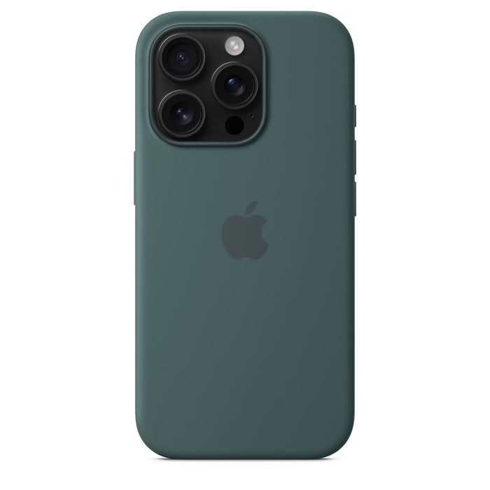 Apple silicone case for iPhone 16 Pro, MagSafe compatible, offers sleek, effective protection, at TaMiMi Projects in Qatar.