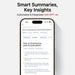 AI Voice Recorder, PLAUD Note Voice Recorder with Case, App Control, Transcribe and Summarize features powered by ChatGPT, supports 57 languages, 64GB memory, ideal for recording calls, meetings, and interviews.