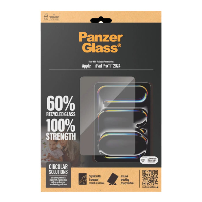 PanzerGlass® screen protector for iPad Pro 11" M4 2024 from TaMiMi Projects.
