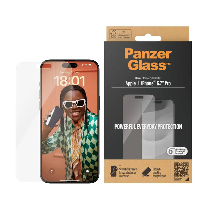 PanzerGlass™ for iPhone 14 Pro Max - Classic Fit