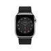 Get Hermès Apple Watch Hermès - Noir Swift Leather Single Tour Deployment Buckle in Qatar from TaMiMi Projects