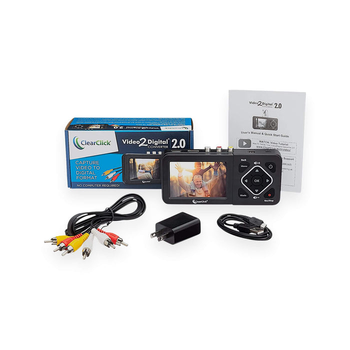 Capture Card Vhs To Digital Converter ClearClick AV To HD