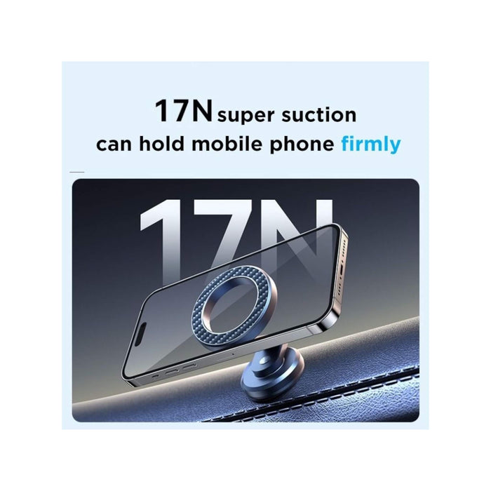 Magnetic Phone Stand with 360-degree rotation, sleek, stable design hands-free phone use, available at TaMiMi Projects in Qatar.