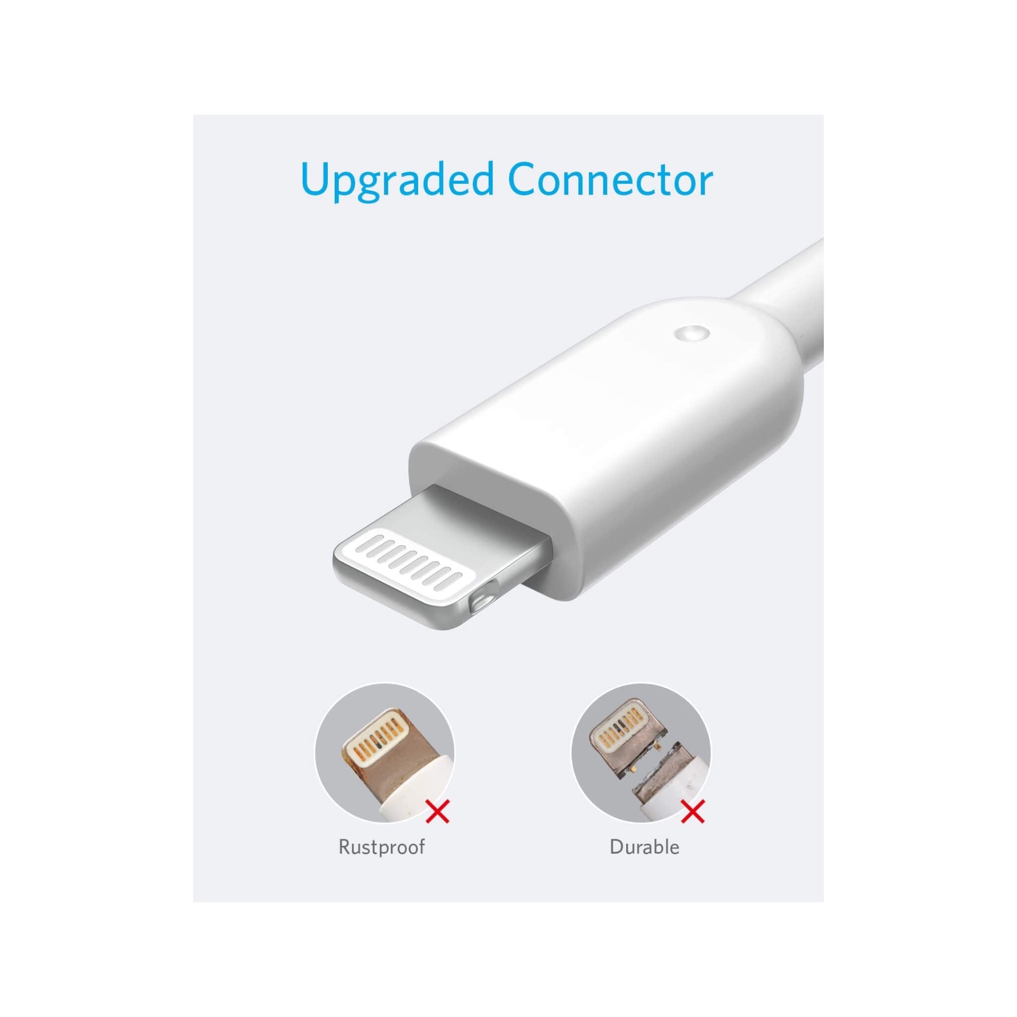 Anker PowerLine II Lightning Cable 3m - White Anker PowerLine II Lightning Cable 3m - White