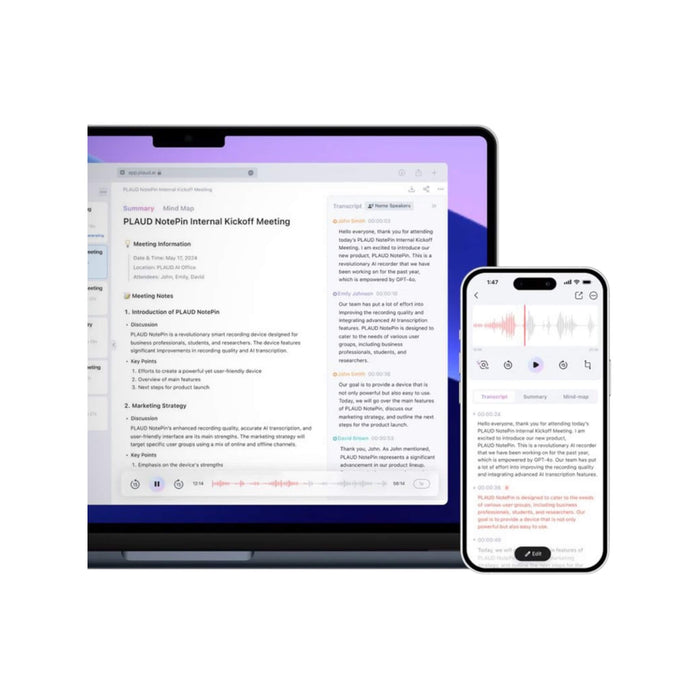 PLAUD NOTE GPT-4 Empowered AI Voice Recorder, offering precise recording، advanced features, available at TaMiMi Projects Qatar.