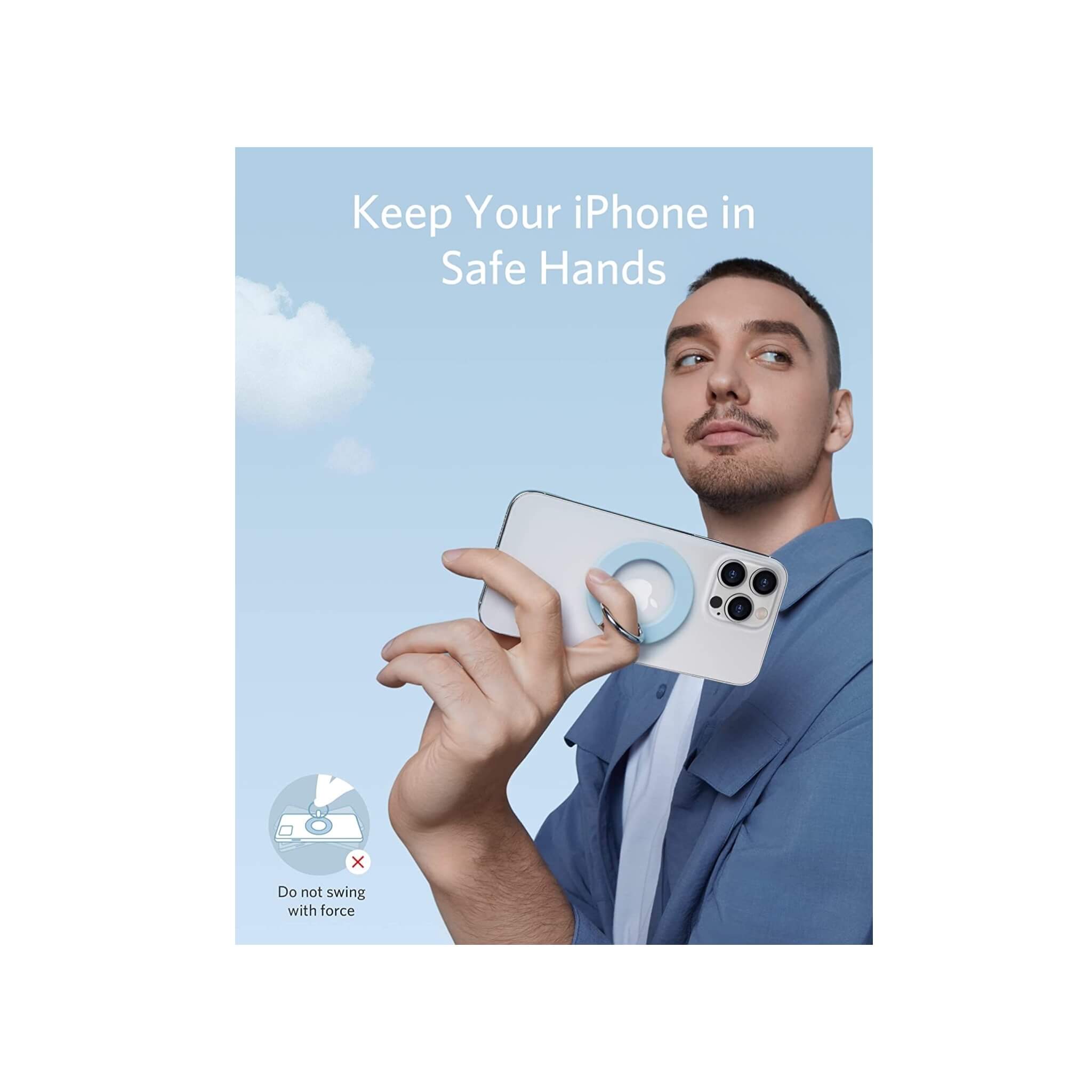 Anker Magnetic Phone Grip - Blue Anker Magnetic Phone Grip - Blue