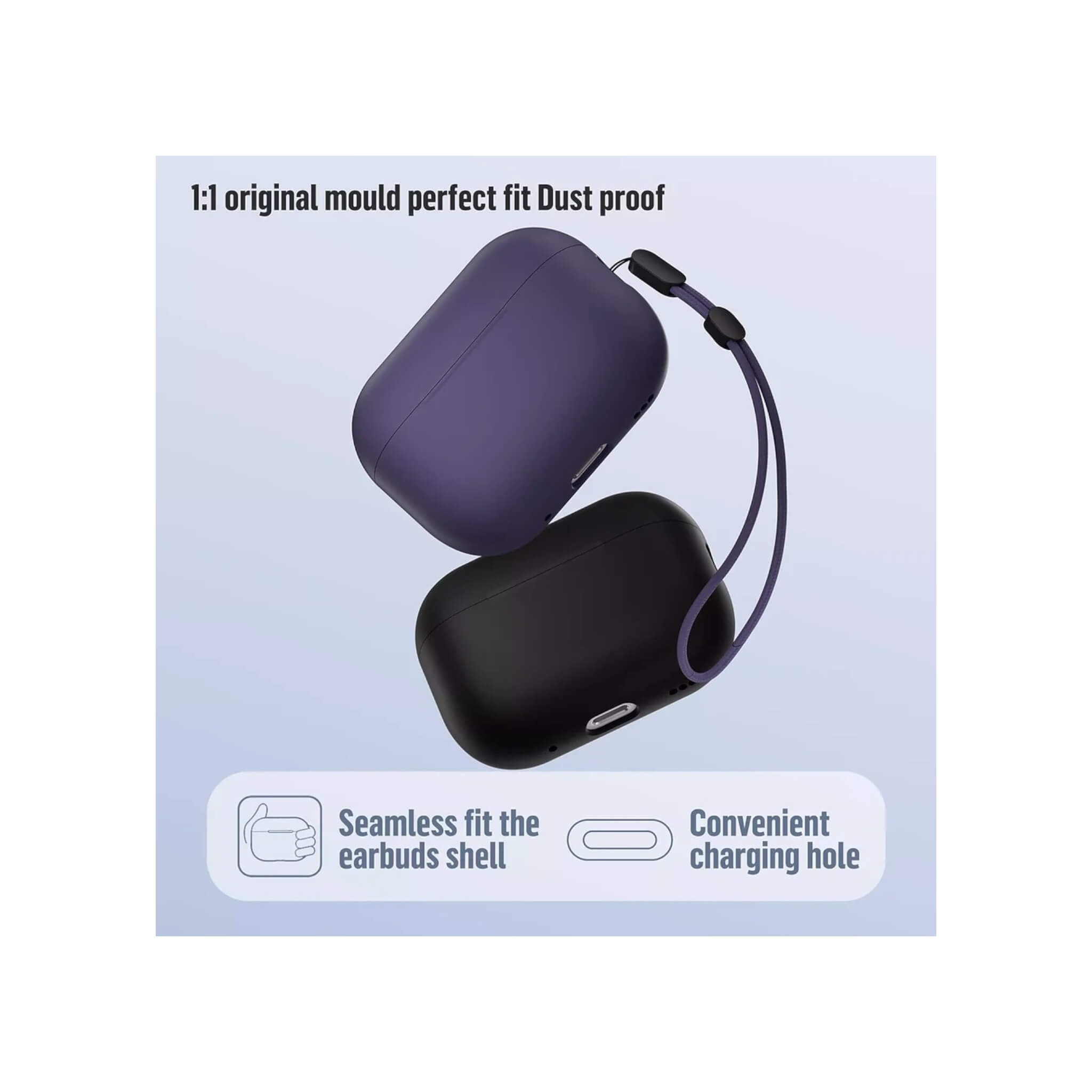 Blueo Silcone Case for AirPods Pro 2 Blueo Silcone Case for AirPods Pro 2