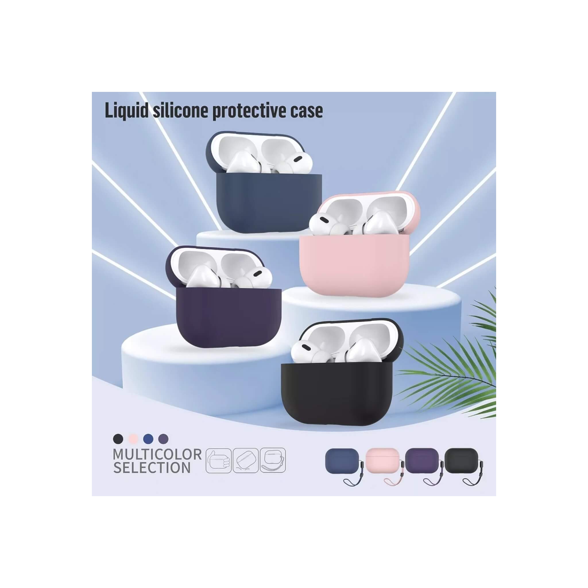 Blueo Silcone Case for AirPods Pro 2 Blueo Silcone Case for AirPods Pro 2