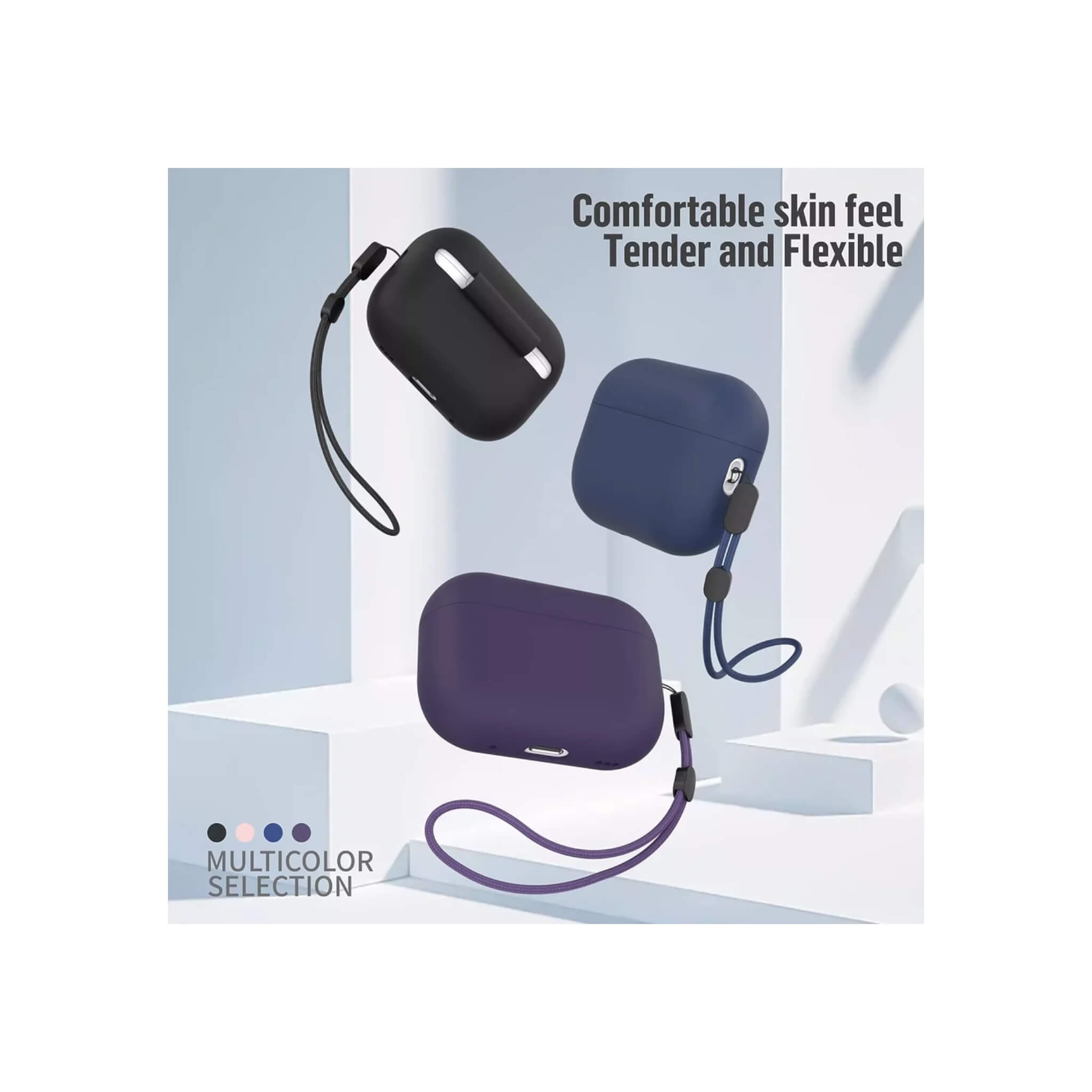 Blueo Silcone Case for AirPods Pro 2 Blueo Silcone Case for AirPods Pro 2