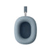 AirPods Max in blue color with noise cancellation, spatial audio, and dynamic head tracking, available at TaMiMi Projects in Qatar.