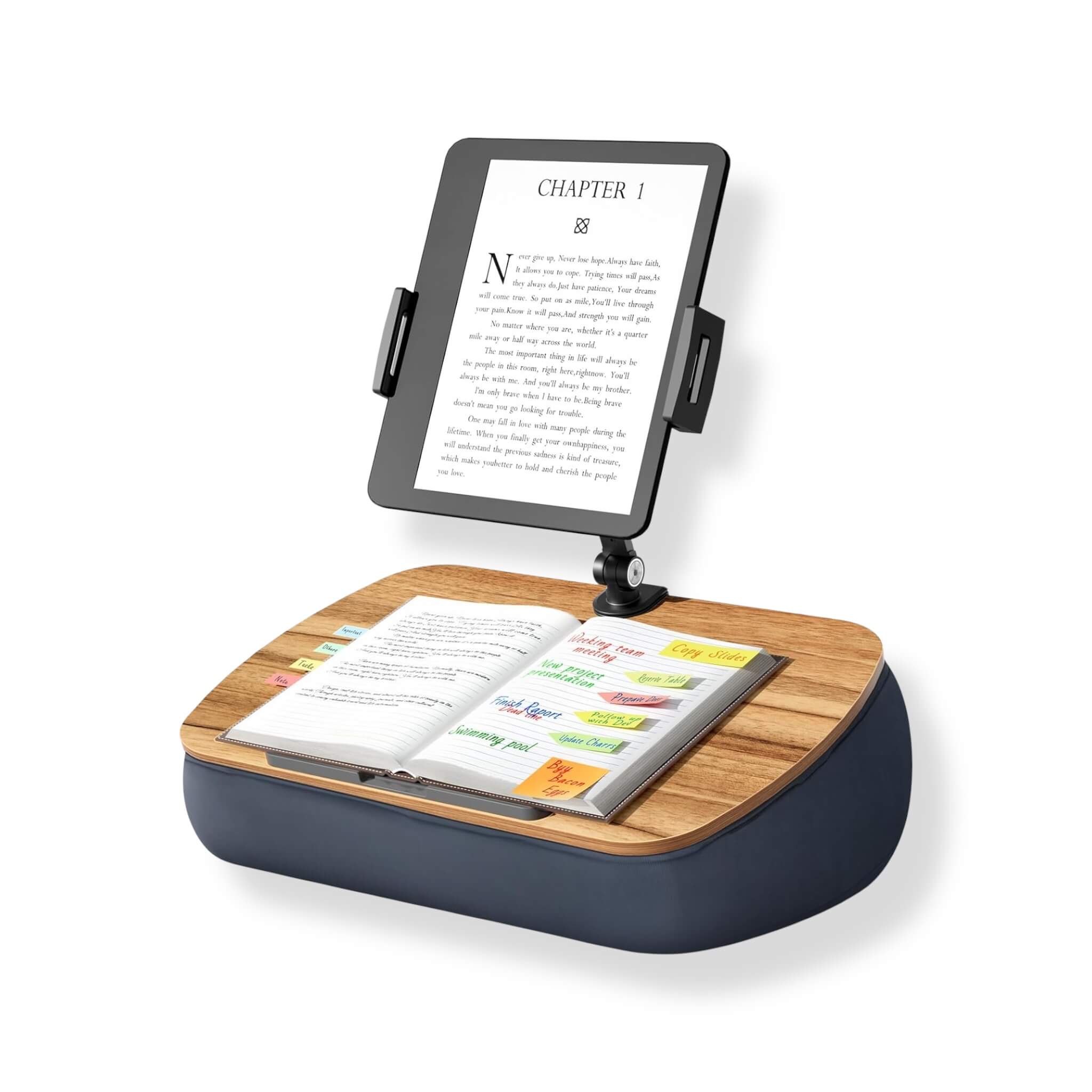 Versatile Lap Beanbag Tablet Stand with Adjustable Arm Versatile Lap Beanbag Tablet Stand with Adjustable Arm