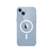 Apple clear case for iPhone 14 Plus, MagSafe compatible, effective protection, sleek design, at TaMiMi Projects in Qatar.