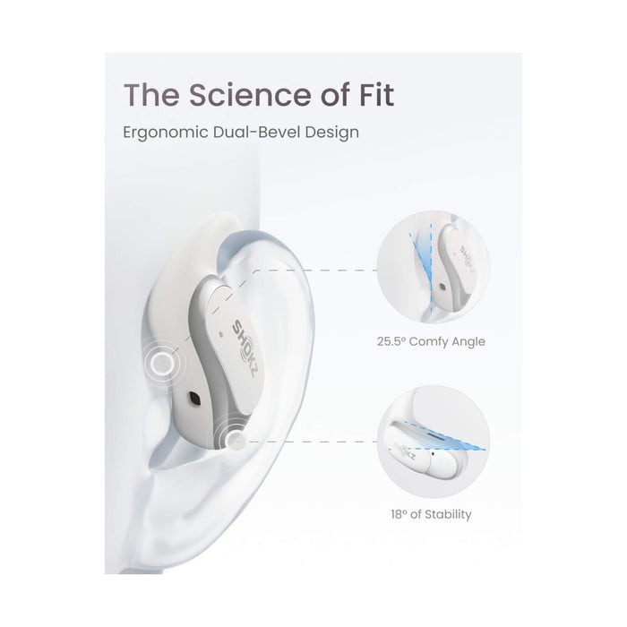 Shokz earbuds with premium sound, DirectPitch technology, rich bass for a natural listening, TaMiMi Projects in Qatar
