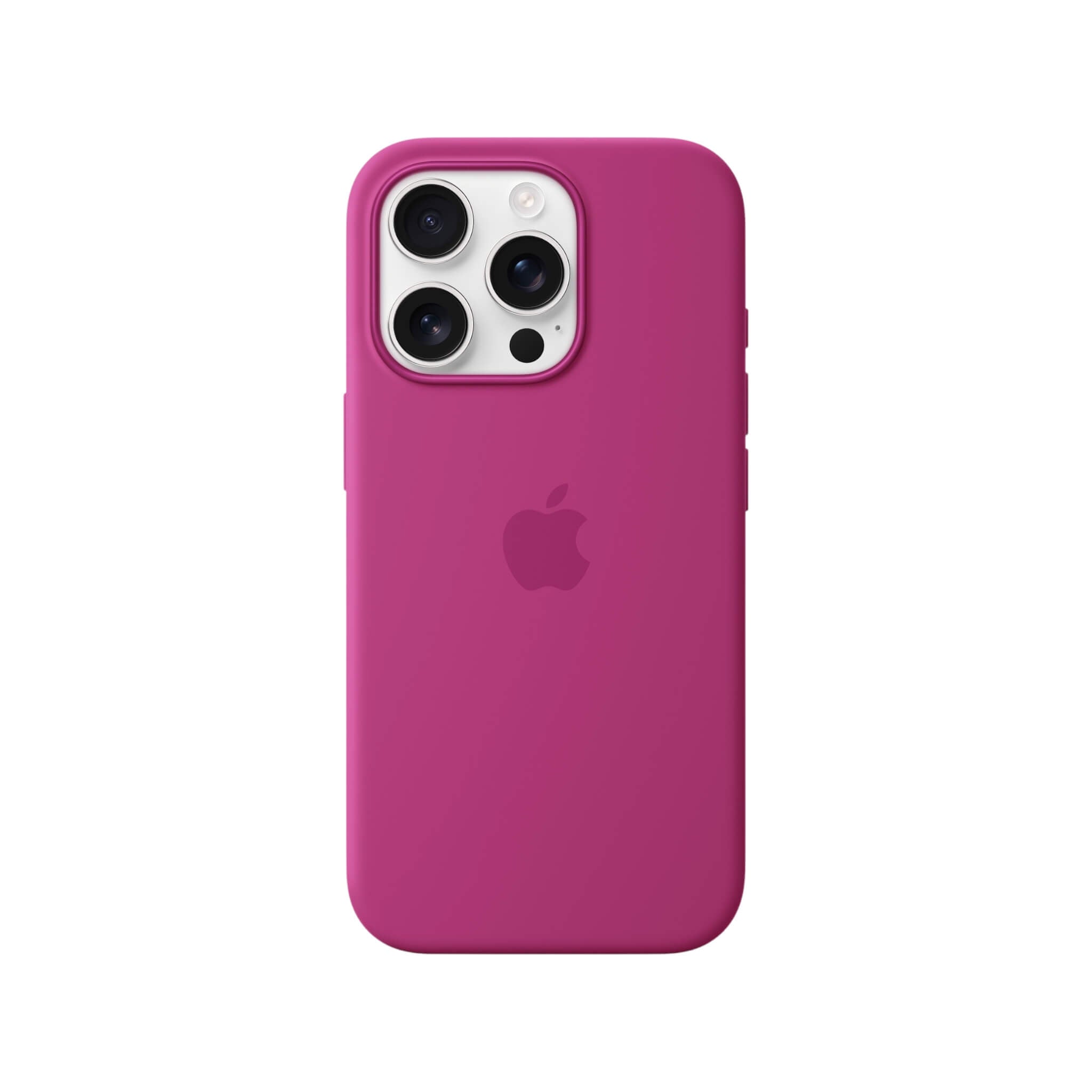 Apple iPhone 16 Pro Silicone Case with MagSafe - Fuchsia Apple iPhone 16 Pro Silicone Case with MagSafe - Fuchsia