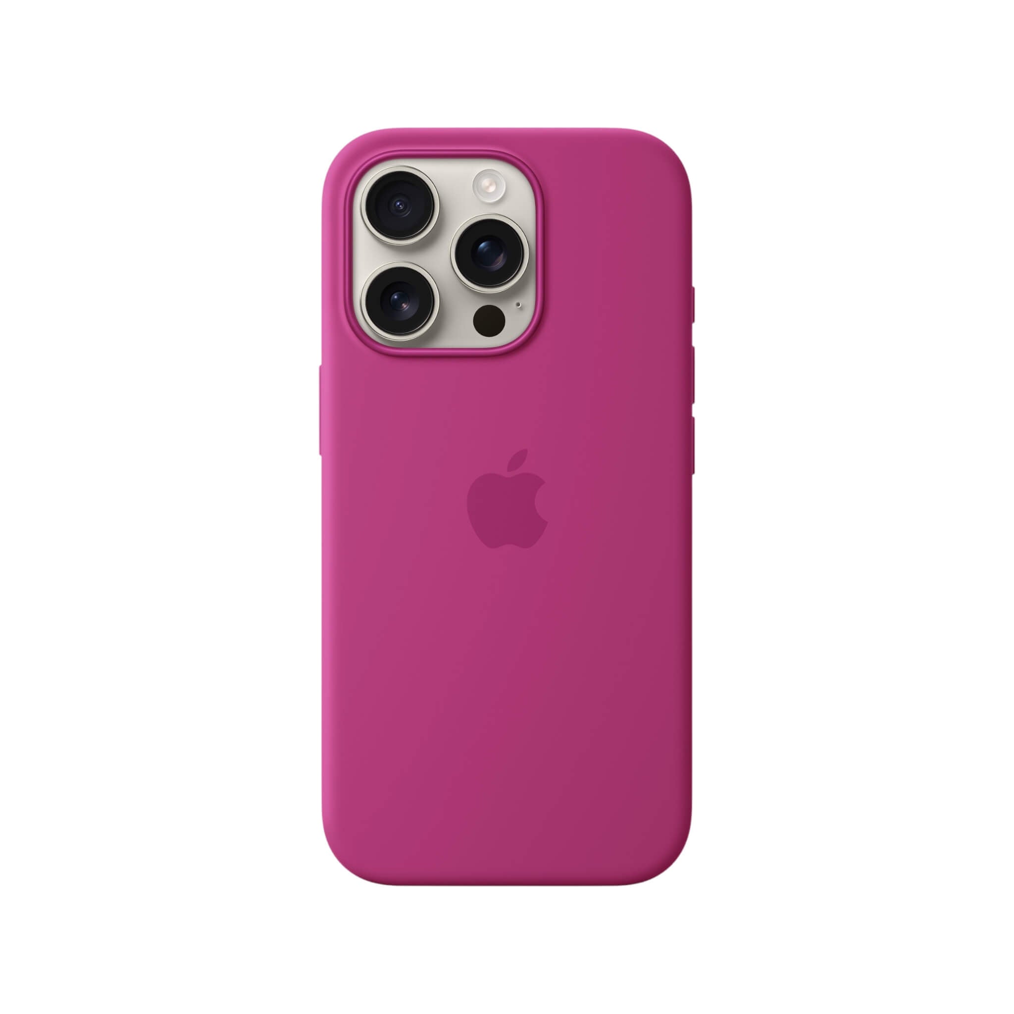 Apple iPhone 16 Pro Silicone Case with MagSafe - Fuchsia Apple iPhone 16 Pro Silicone Case with MagSafe - Fuchsia