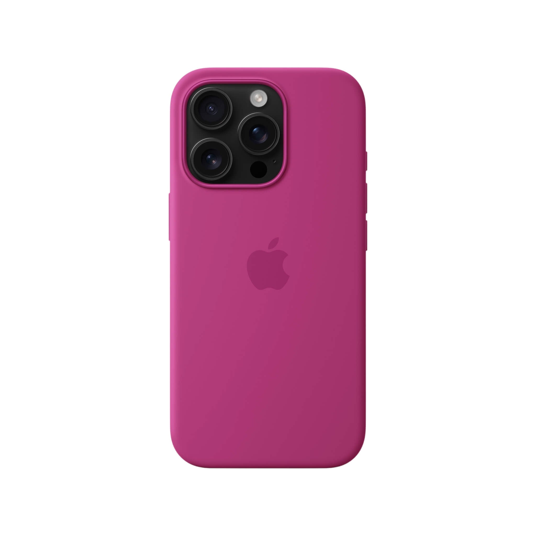 Apple iPhone 16 Pro Silicone Case with MagSafe - Fuchsia Apple iPhone 16 Pro Silicone Case with MagSafe - Fuchsia
