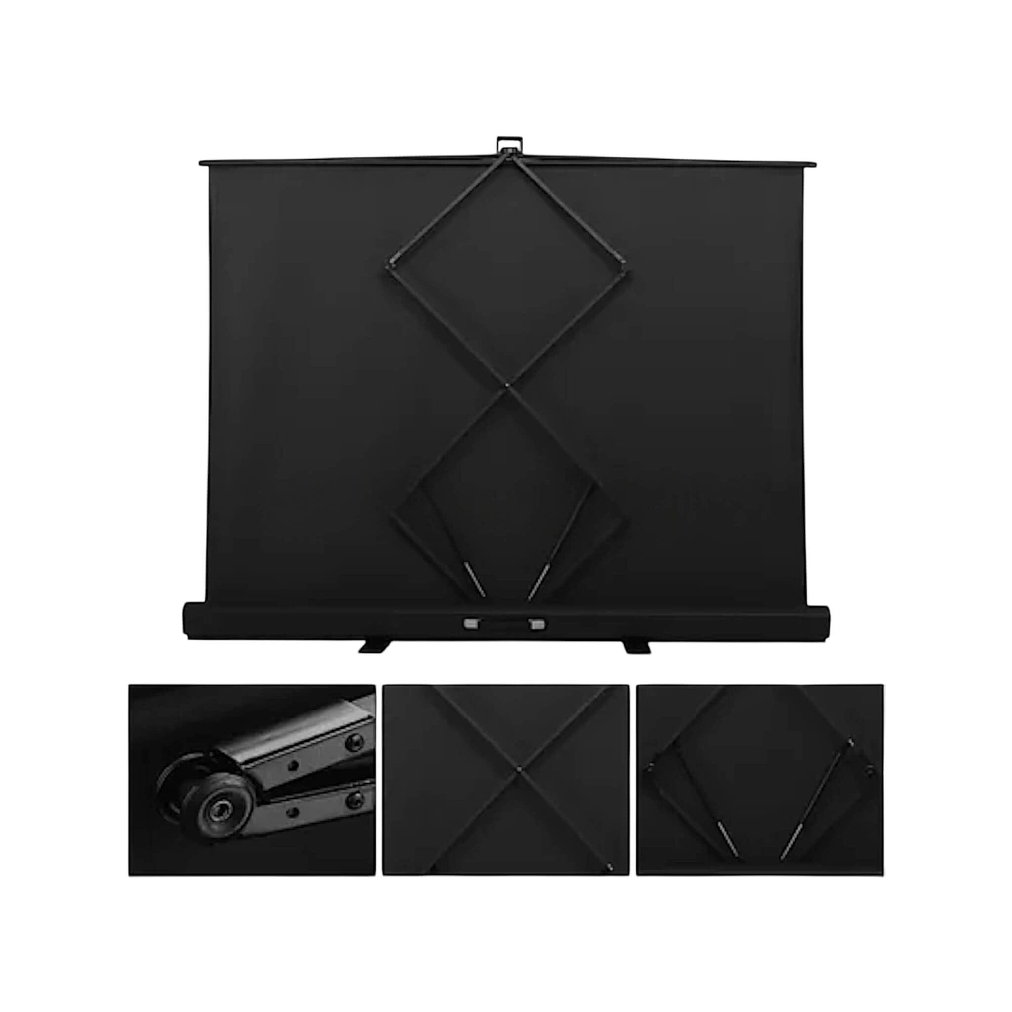Manual Pull-Up Projector Screen | Floor-Standing Manual Pull-Up Projector Screen | Floor-Standing