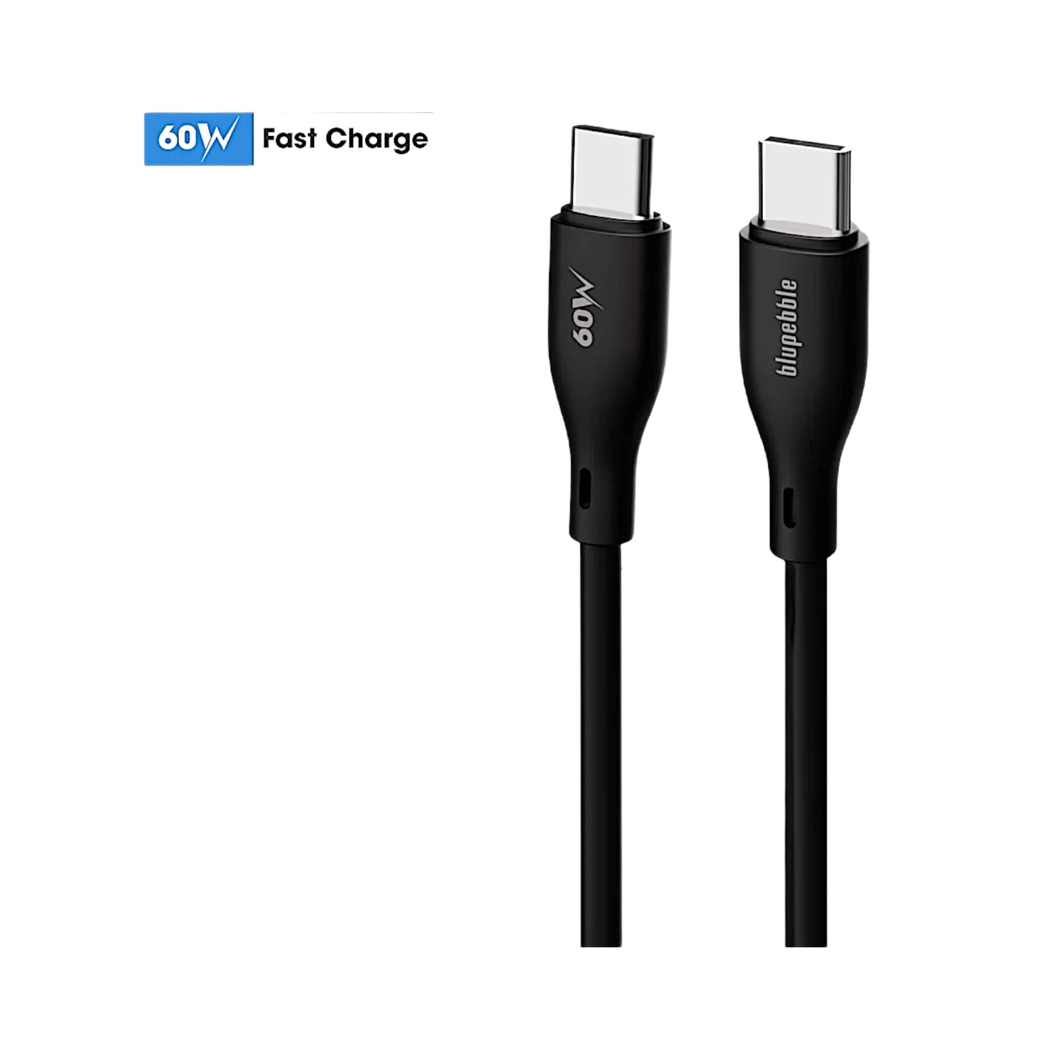 Blupebble PowerFlow USB-C Cable 60W - 3M Blupebble PowerFlow USB-C Cable 60W - 3M