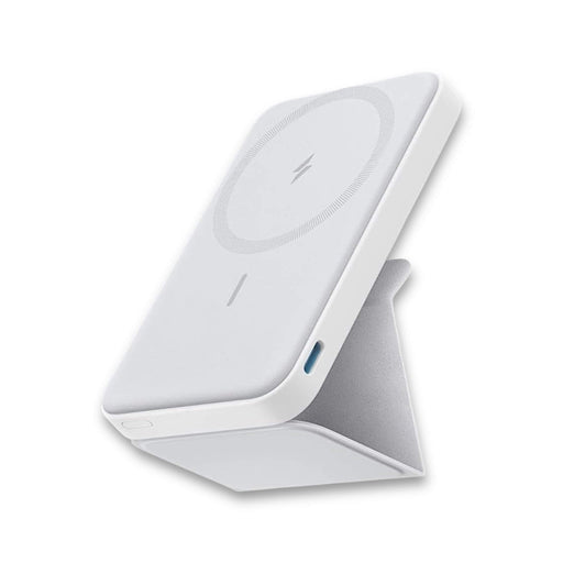 Anker 622 Magnetic Battery (MagGo) with built-in foldable kickstand for comfortable viewing, available from TaMiMi Projects in Qatar.