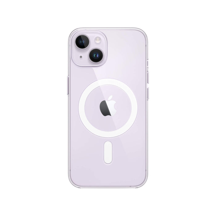 Get Apple iPhone 14 Clear Case with MagSafe, available in Qatar from TaMiMi Projects.