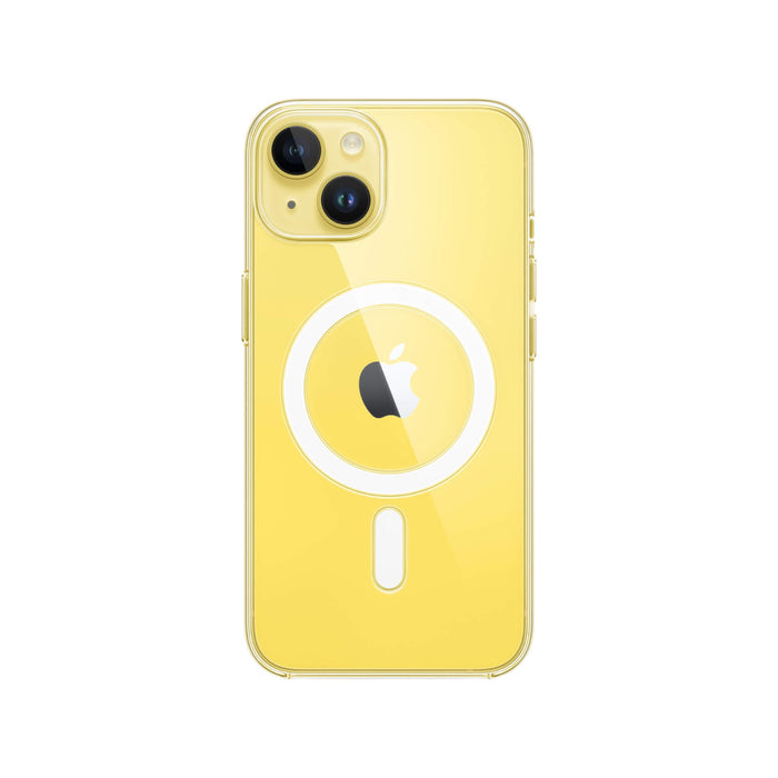 Get Apple iPhone 14 Clear Case with MagSafe, available in Qatar from TaMiMi Projects.