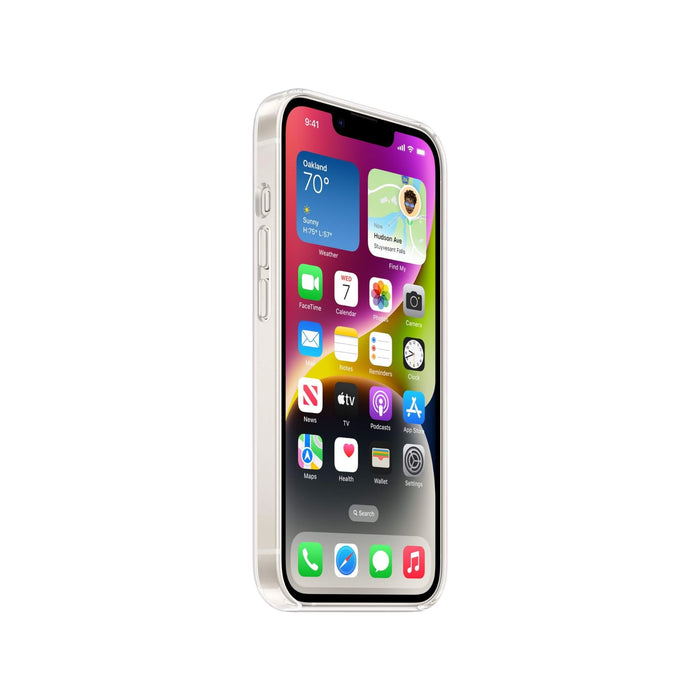 Get Apple iPhone 14 Clear Case with MagSafe, available in Qatar from TaMiMi Projects.