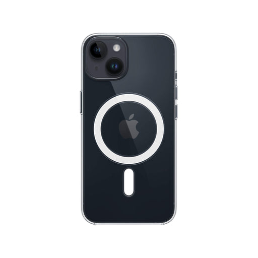 Get Apple iPhone 14 Clear Case with MagSafe, available in Qatar from TaMiMi Projects.