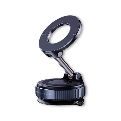 Magnetic car phone holder with 360° rotation and ultra-strong suction for all phones. Available from Tamimi Projects in Qatar.