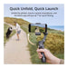 DJI Osmo Mobile 7P Gimbal Stabilizer uses magnetic phone clamp for quick setup and instant filming from Tamimi Projects، Qatar.