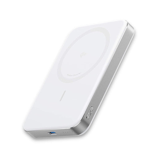 Anker MagGo Power Bank ultra-slim and portable, measuring 0.58 inches thick with 10,000mAh capacity, at Tamimi Projects in Qatar.