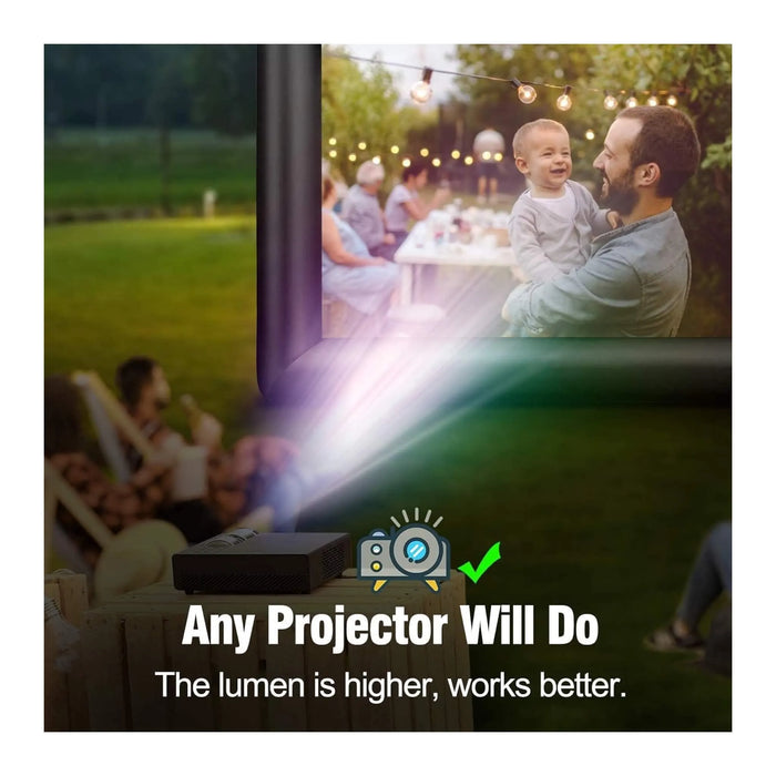 Inflatable Movie Screen، Create a home theater experience with family and friends in your backyard. from Tamimi Projects in Qatar.