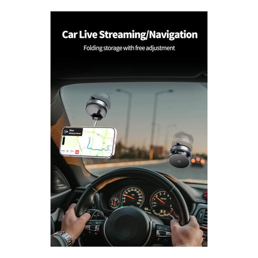 Vacuum Magnetic Wireless Charging Car Phone Stand, Supports multiple phone models. from TaMiMi Projects in Qatar.