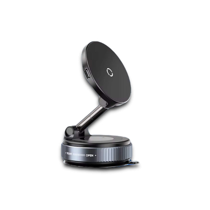 Vacuum Magnetic Wireless Charging Car Phone Stand, Supports multiple phone models. from TaMiMi Projects in Qatar.
