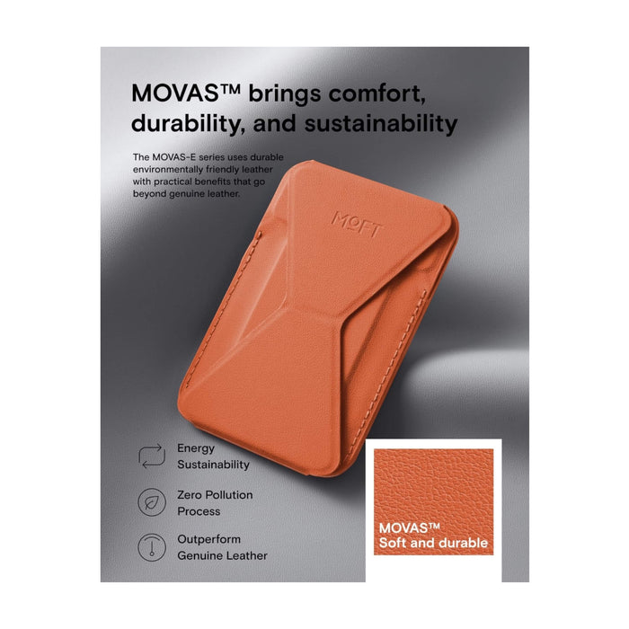 MOFT magnetic wallet stand, Sunset, with angle adjustment & Magsafe. Available at TaMiMi Projects in Qatar.
