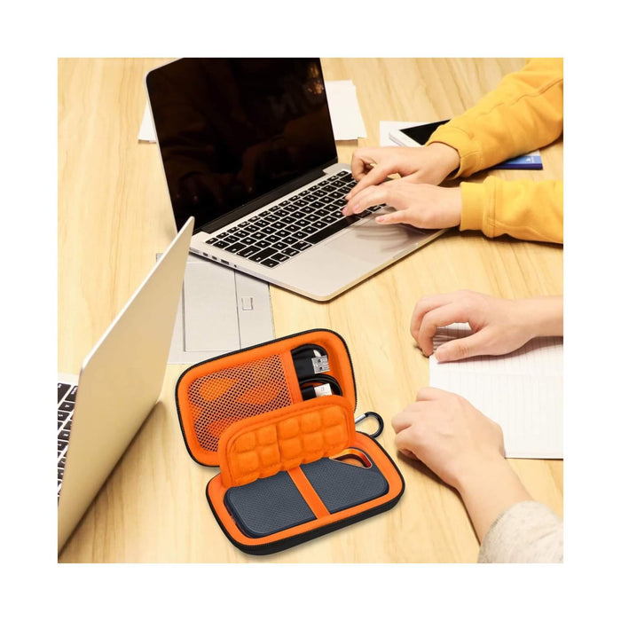 Hard Case for SanDisk Extreme Portable SSD, EVA Shockproof Storage Bag - available from TaMiMi Projects in Qatar.